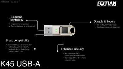K45 Biometric Security Key