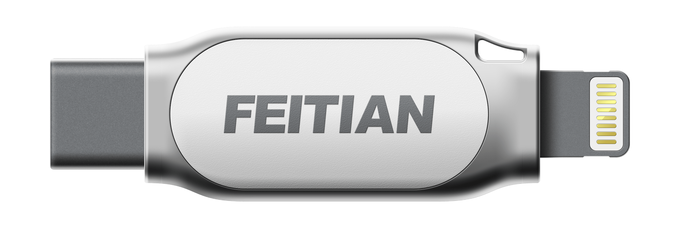 FEITIAN iePass FIDO2 FIDO U2F USB-C + Lightning Security Key (Casing: K44) - FEITIAN Technologies US
