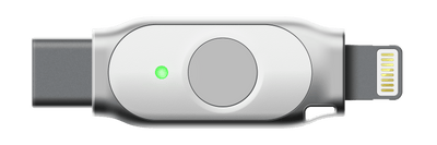 FEITIAN iePass FIDO2 FIDO U2F USB-C + Lightning Security Key (Casing: K44) - FEITIAN Technologies US