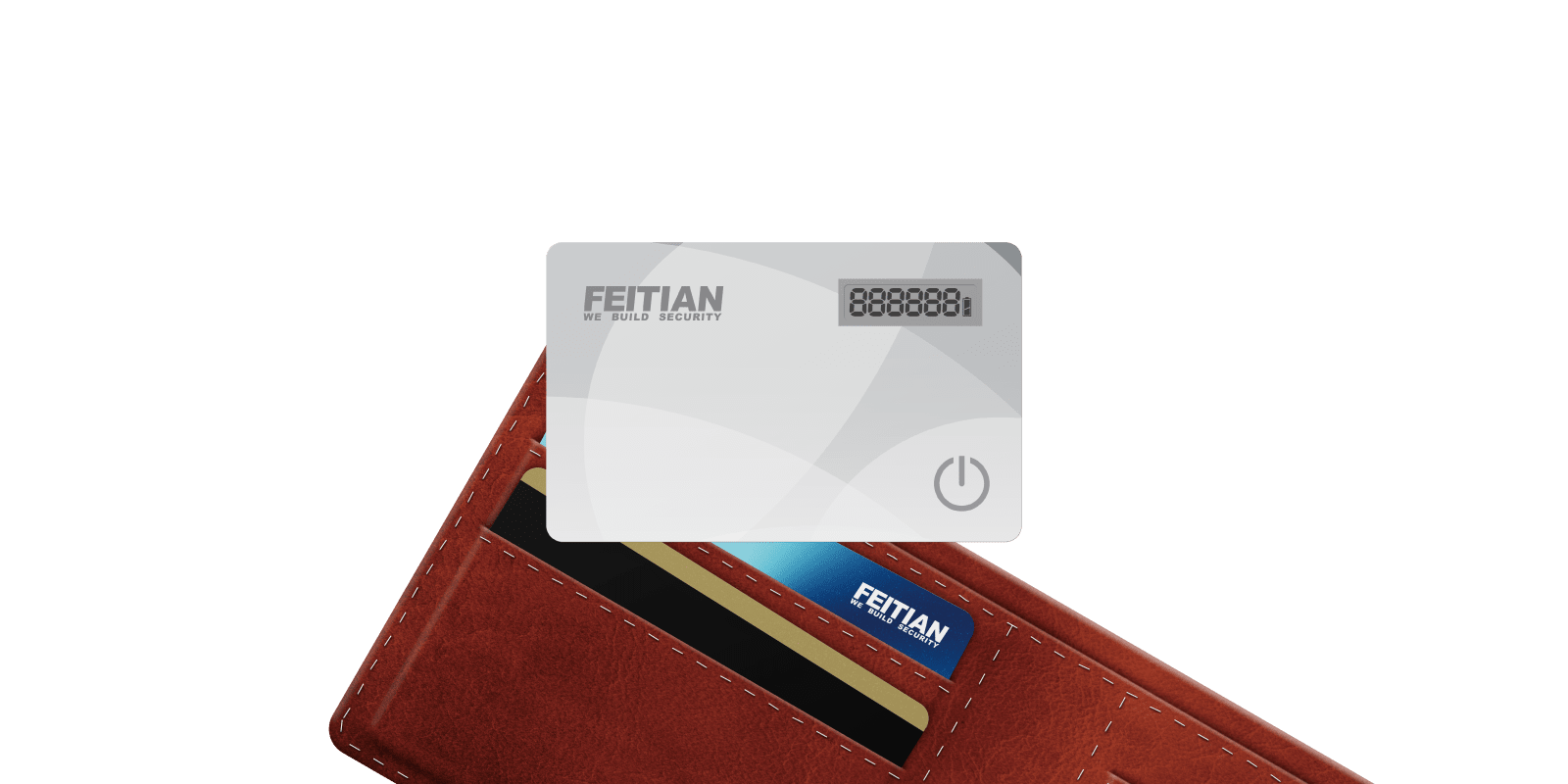 FEITIAN OTP OATH Event-based [HOTP] 2FA Display Card | VC-100