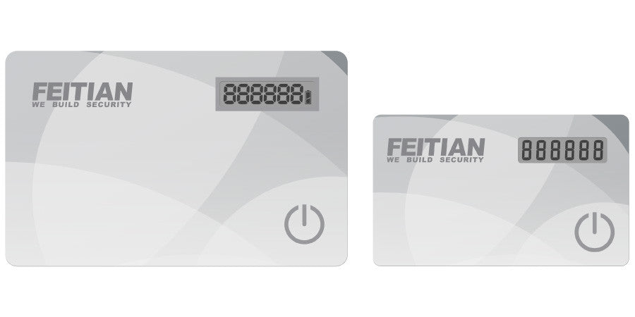 FEITIAN OTP OATH Event-based [HOTP] 2FA Display Card | VC-100